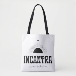Bolsa Tote logotipo primário da incantra (escuro sobre claro)
