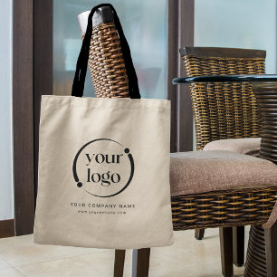 Bolsa Tote Logotipo simples para profissionais modernos
