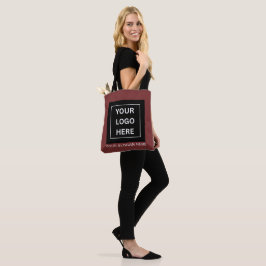 Bolsa Tote Logotipo & Texto Promocional Minimalista Personali