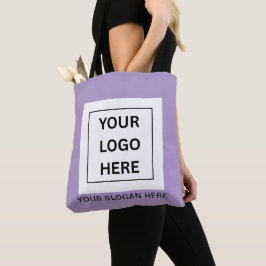 Bolsa Tote Logotipo & Texto Promocional Minimalista Personali