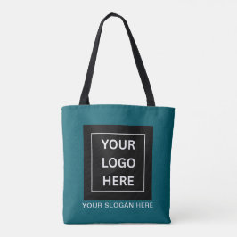 Bolsa Tote Logotipo & Texto Promocional Minimalista Personali