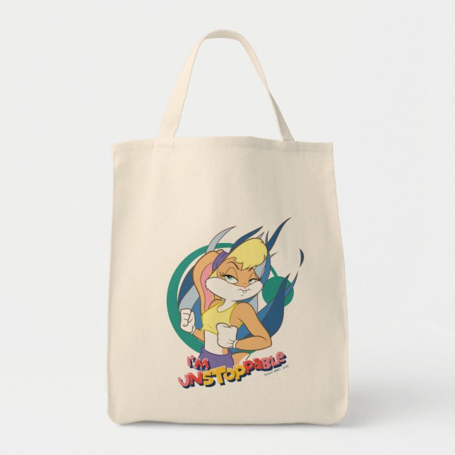 Bolsa Tote Lola Bunny "Eu sou Imparável" (Frente)