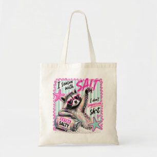 Bolsa Tote Lona de Mapache de Praia Sassy Salgado de Verão Di