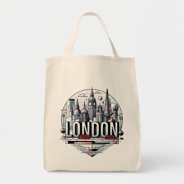 Bolsa Tote London England United Kingdom (Frente)