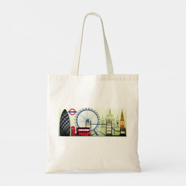Bolsa Tote London Sightsight (Verso)