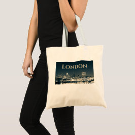 Bolsa Tote London Skyline Panorama Urban Souvenir Gift