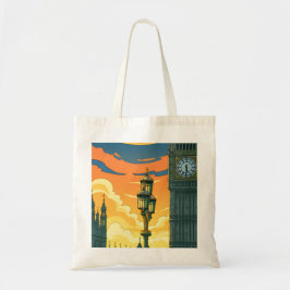 Bolsa Tote London Westminster sunset tote bag