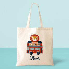 Bolsa Tote Londres Barramento e Cute Lion Cub