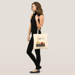 Bolsa Tote Londres-england-uk-viagem-europe-big ben-city