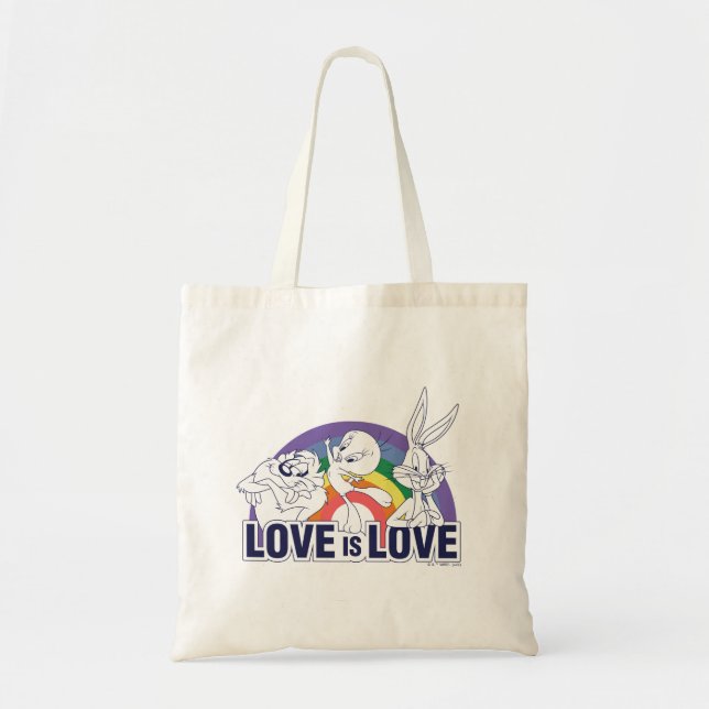 Bolsa Tote LOONEY TUNS™ - Amor é Amor (Frente)