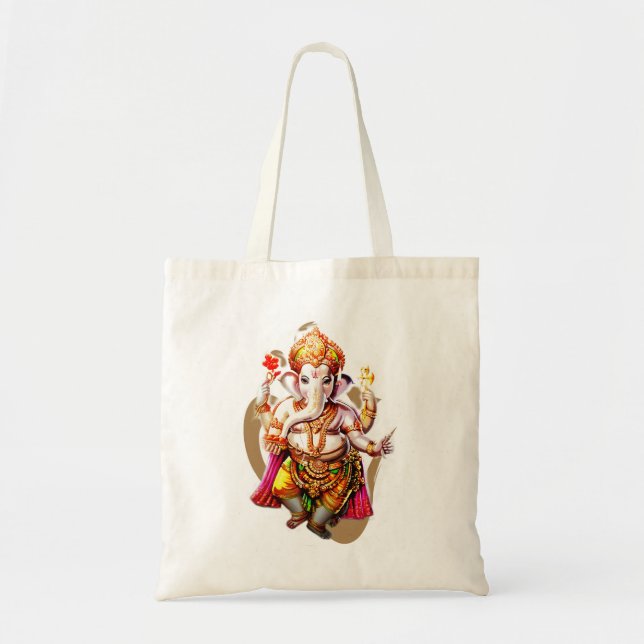 Bolsa Tote Lord Ganesh, Ganesha, Ganapati Gansh Shri Ganesh (Frente)