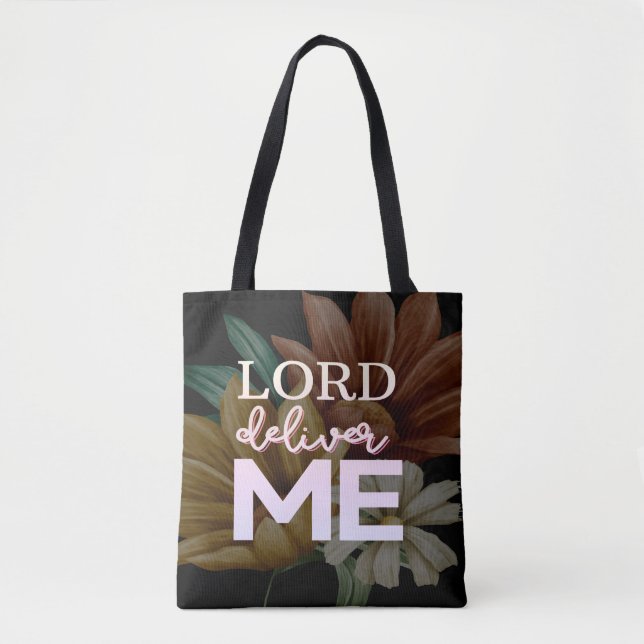 Bolsa Tote Lorde Me Entregue - Floral (Frente)