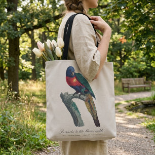 Bolsa Tote Loriqueuta Arco-íris Macho, Trichoglossus Moluccan