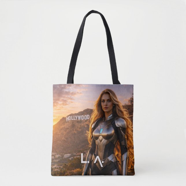 BOLSA TOTE LOS ANGELES - LA (Frente)