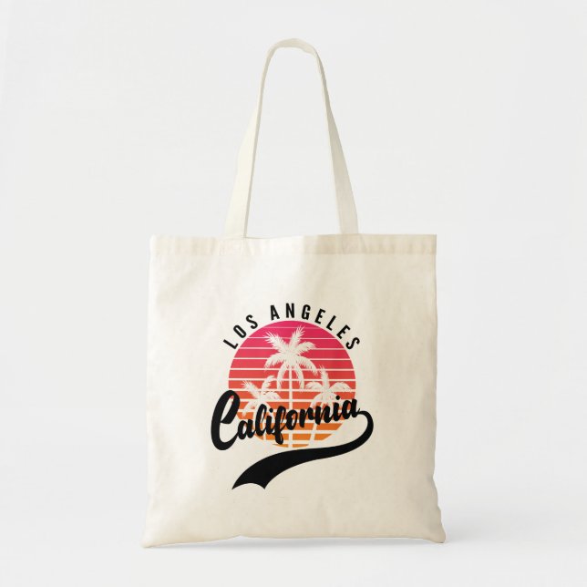 Bolsa Tote Los Angeles Retro Sunset Tob Bag (Frente)