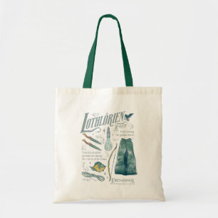 Bolsa Tote LOTHLORIEN™ Colagem Gráfica em Aquarela