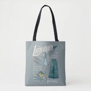 Bolsa Tote LOTHLORIEN™ Colagem Gráfica em Aquarela