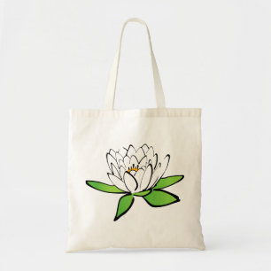 Bolsa Tote Lótus Água Flor Flor Flor Flor Flor Flor Flor Fl