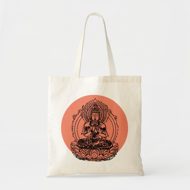 Bolsa Tote Lotus Buddha (Frente)