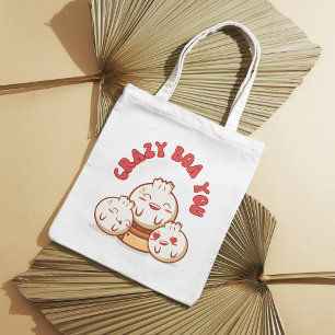 Bolsa Tote Louca Boa Você - Bonita Comida Bao