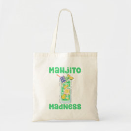 Bolsa Tote Loucura de Mojito Mahjong Coquetel
