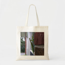 Bolsa Tote Louva-a-Deus em Parede de Tijolos