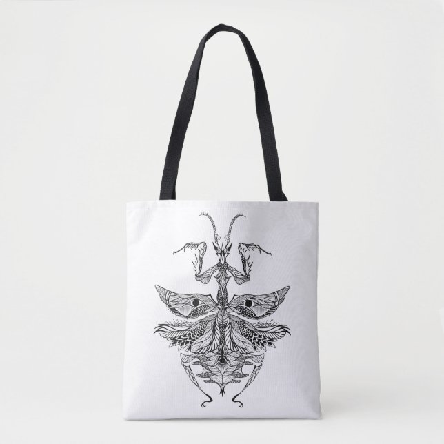 Bolsa Tote Louva-a-deus Praying inspirada 2 (Frente)