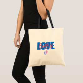 Bolsa Tote Love Baby Minimal Shower Tote
