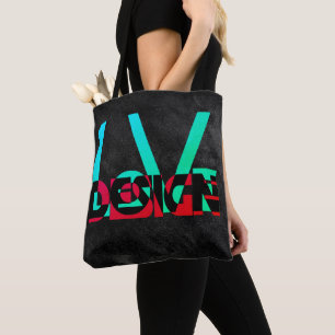 Bolsa Tote Love Design - Edição Mistura de Cores Retrô