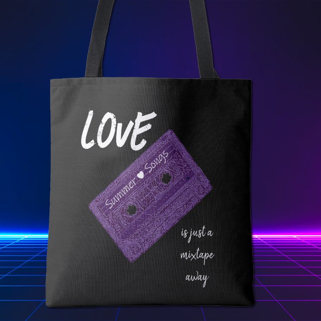 Bolsa Tote Love is Just a mixtape away (Criador carregado)