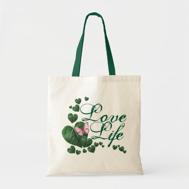 Bolsa Tote Love life tote bag (Frente)