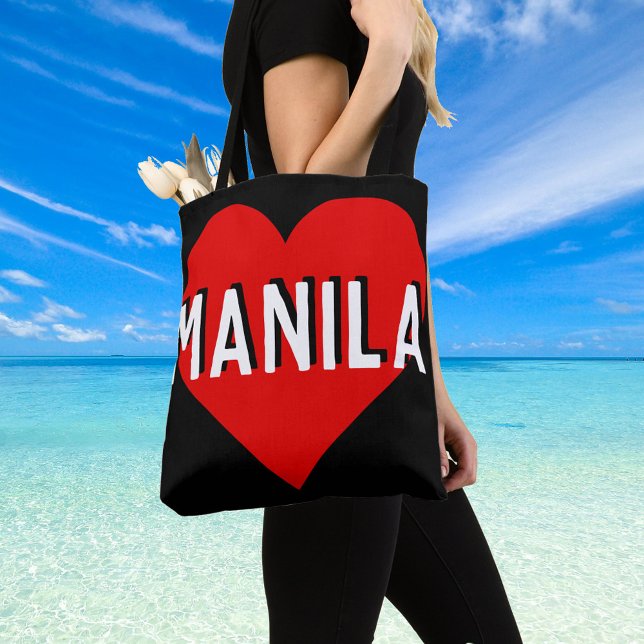 Bolsa Tote Love Manila, Filipinas (Criador carregado)