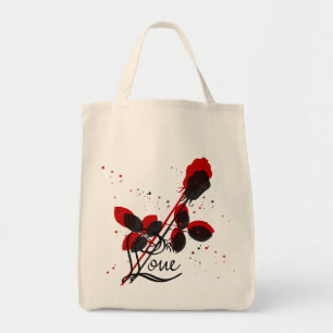 Bolsa Tote Love Rosa Tote Bag