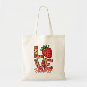 Bolsa Tote Love Summer Strawberry Tote Bag Hello Summer Bag