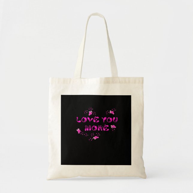 Bolsa Tote Love You More Visual Style  (Frente)