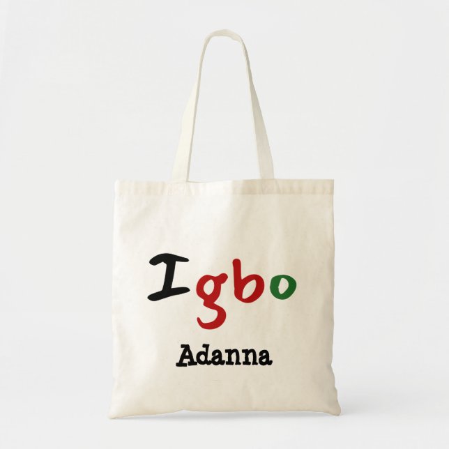 Bolsa Tote Lovely Igbo Trendy (Frente)