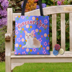 Bolsa Tote Lover de Cat Personalizado Divertido - Dente de Fo