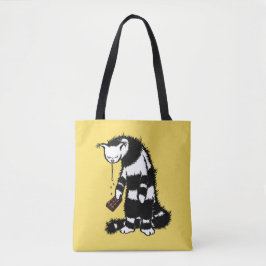Bolsa Tote Lover De Chocolate Engraçado - Gato De Gato De Gri