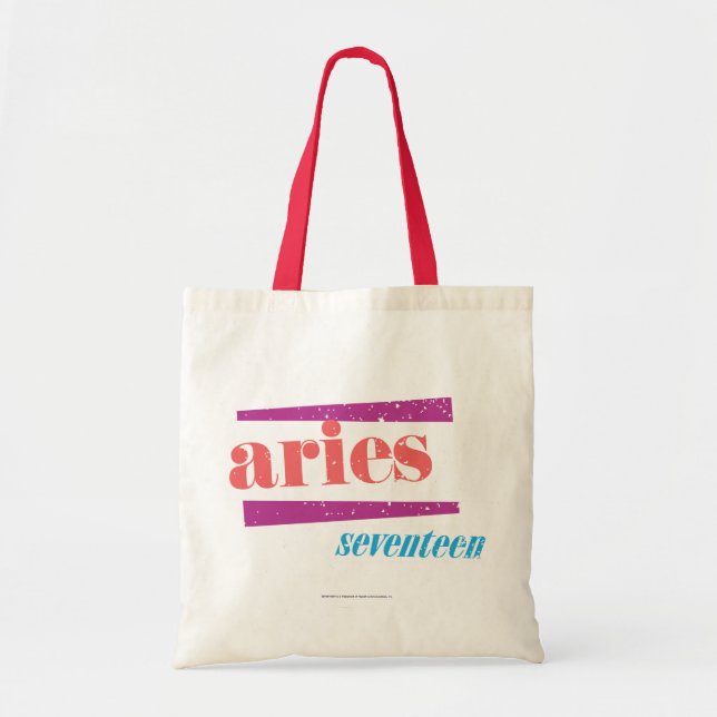 Bolsa Tote Lt Cor-de-rosa do Aries (Frente)