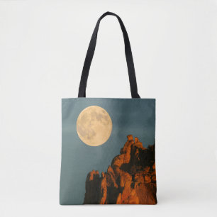 Bolsa Tote Lua Cheia   Falésias de Basalto Smith Rock State P