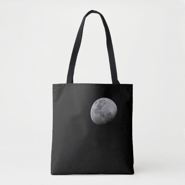 Bolsa Tote Lua com Céu Preto | Zâmbia, Luangwa do Sul (Frente)