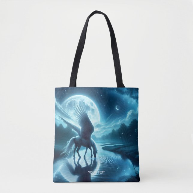 Bolsa Tote Lua das Asas do Cavalo Bonito (Frente)