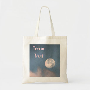 Bolsa Tote Lua do nascer do sol do Dia das Bruxas