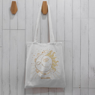 Bolsa Tote Lua E Sol Esotérico