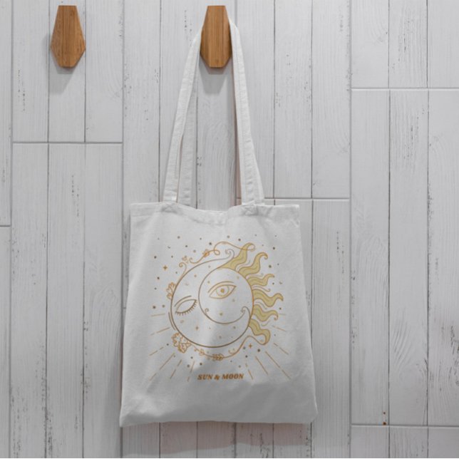 Bolsa Tote Lua E Sol Esotérico (Criador carregado)