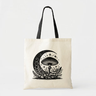 Bolsa Tote Lua e Stars Cogumelo