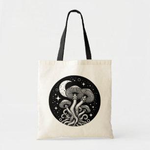 Bolsa Tote Lua e Stars Cogumelo