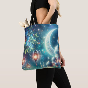 Bolsa Tote Lua Mágica do Ramadão & Mesquita