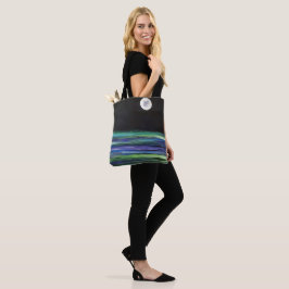 Bolsa Tote Lua sobre a água - trabalhos de arte