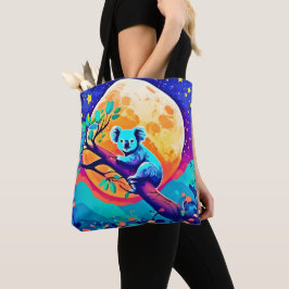 Bolsa Tote Lua Vibrante do Coala